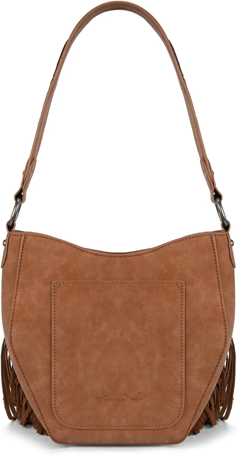 Montana Western Fringe Hobo Bags for Women Top Handle Shoulder Purses