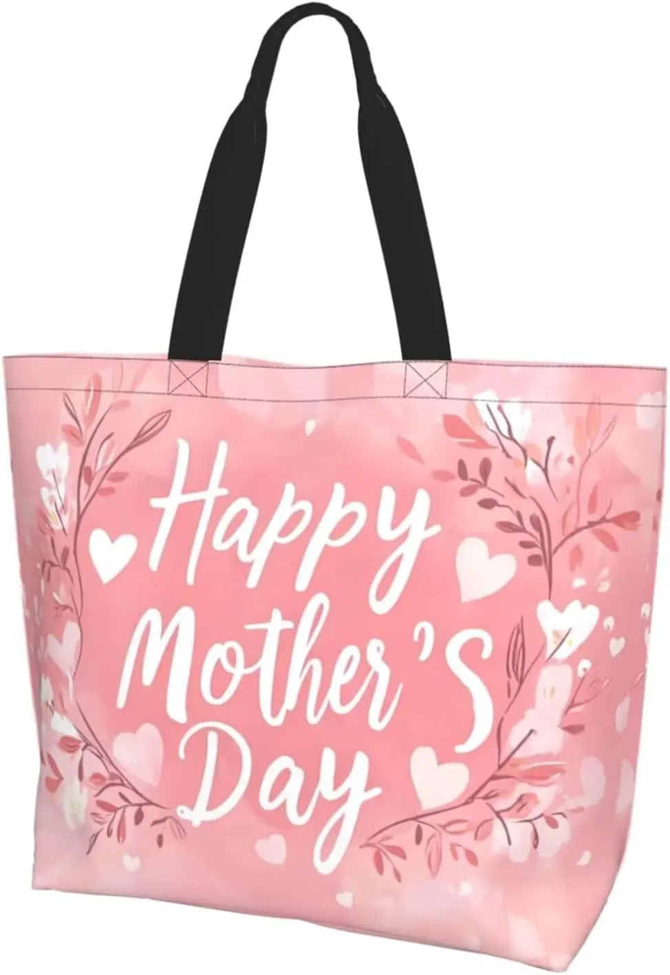 Mothers Day Tote Bag With Zipper Women Mom Bags Large Mama tote bag Reusable With Handles Mother Gifts