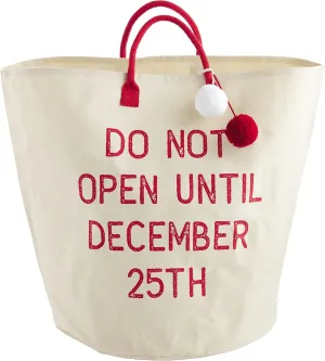 Mud Pie Unisex Reusable Christmas Tote Gift BagMud Pie Reusable Christmas Tote Gift Bag