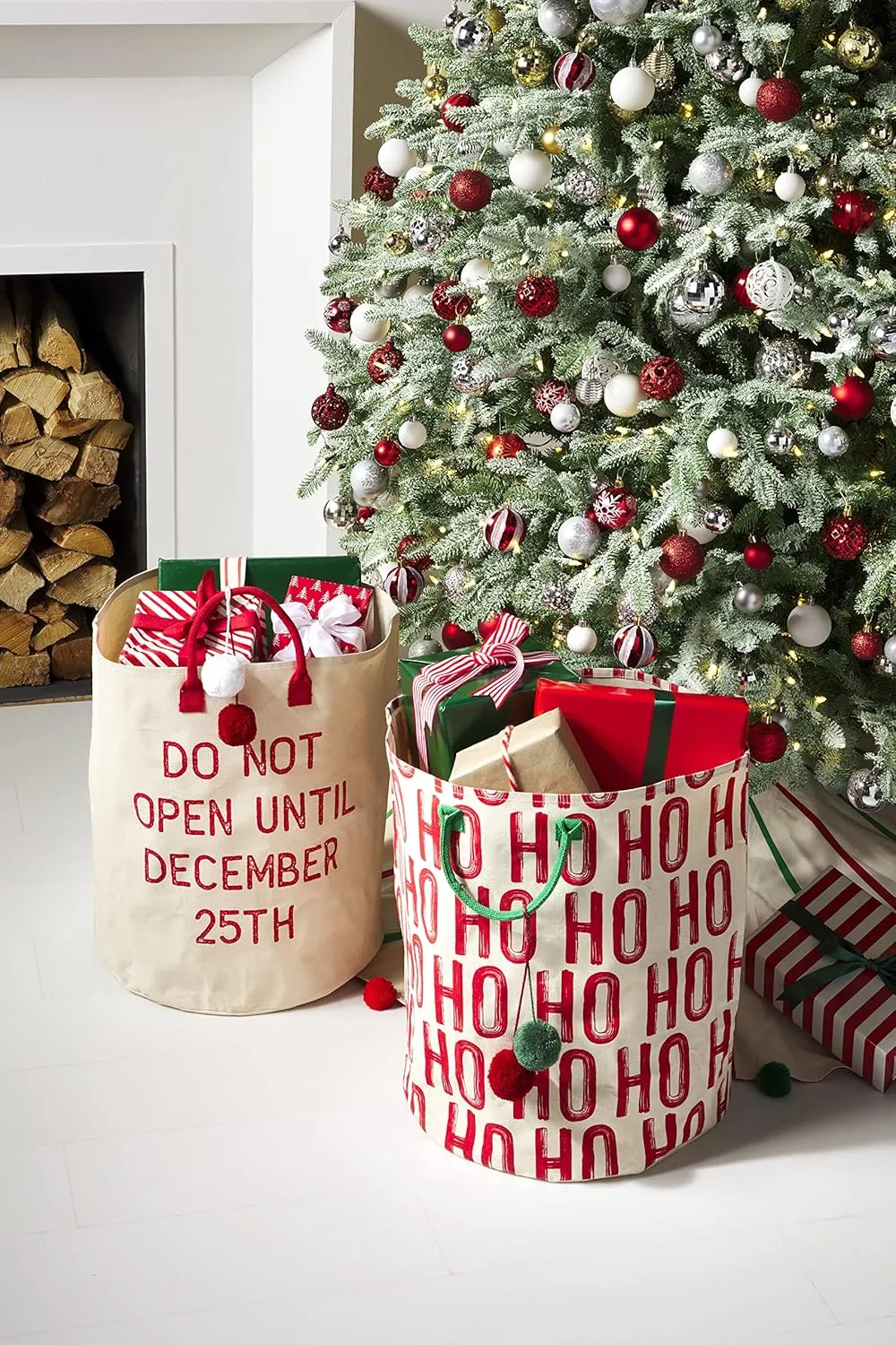Mud Pie Unisex Reusable Christmas Tote Gift BagMud Pie Reusable Christmas Tote Gift Bag