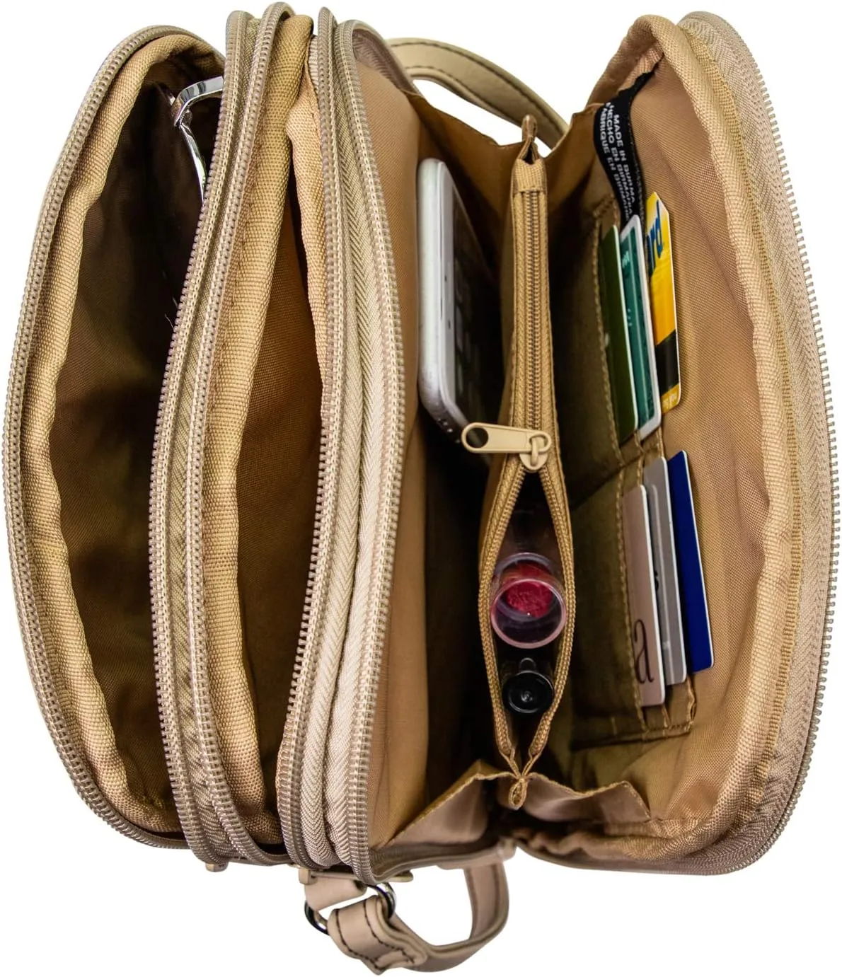 MultiSac North South Mini Zip Around Crossbody Bag