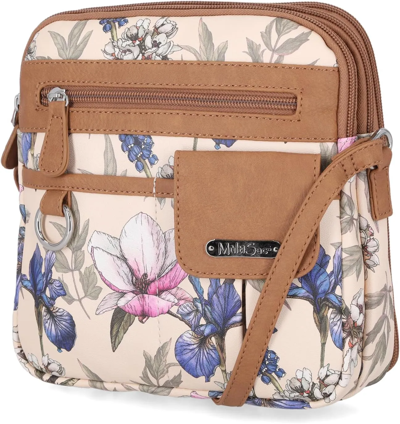 MultiSac North South Mini Zip Around Crossbody Bag