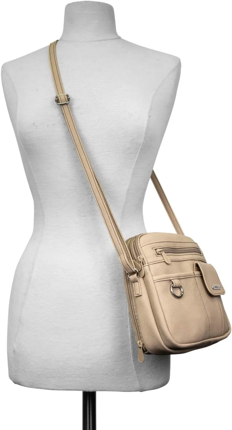 MultiSac North South Mini Zip Around Crossbody Bag
