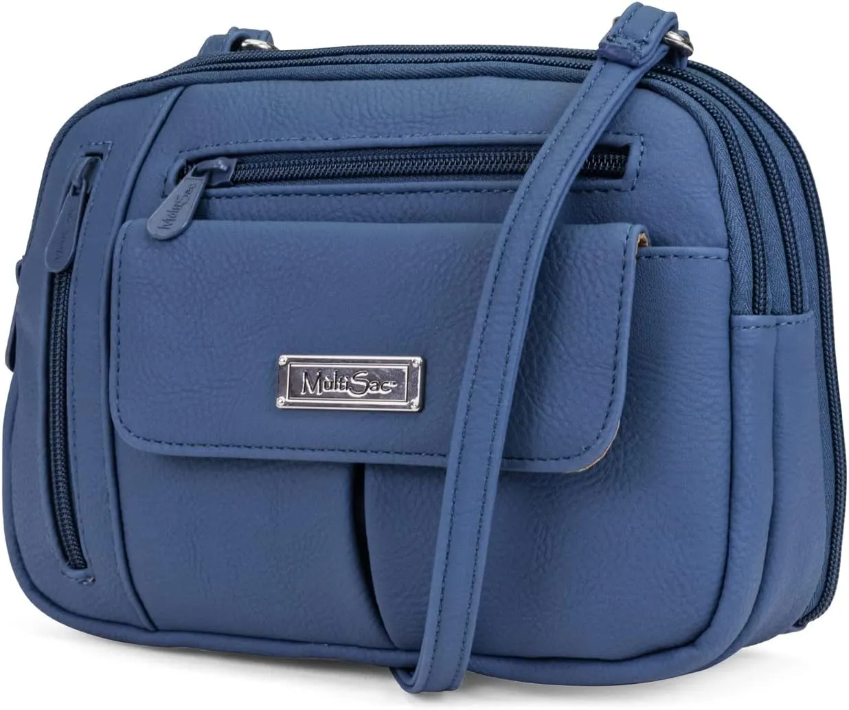 MultiSac Zippy Triple Compartment Crossbody Bag