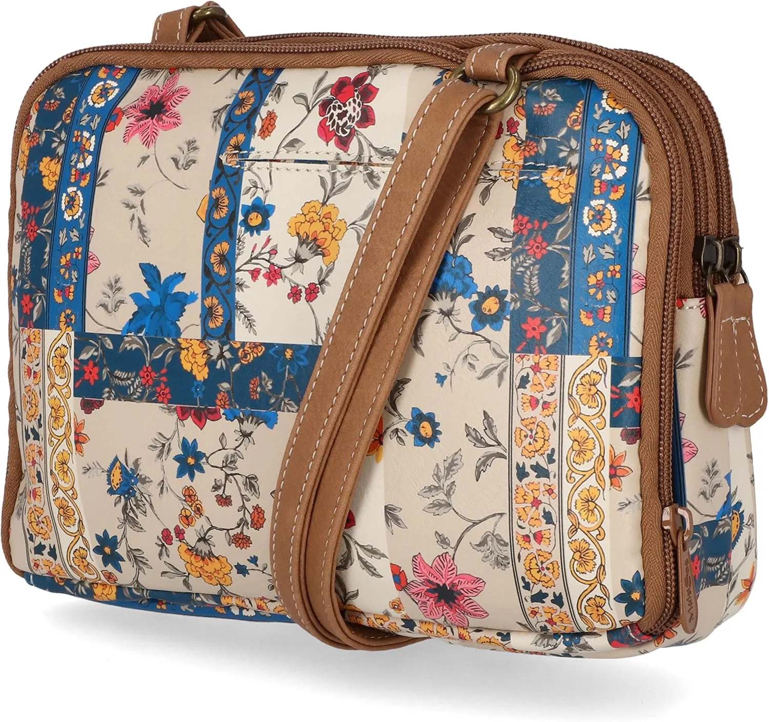MultiSac Zippy Triple Compartment Crossbody Bag