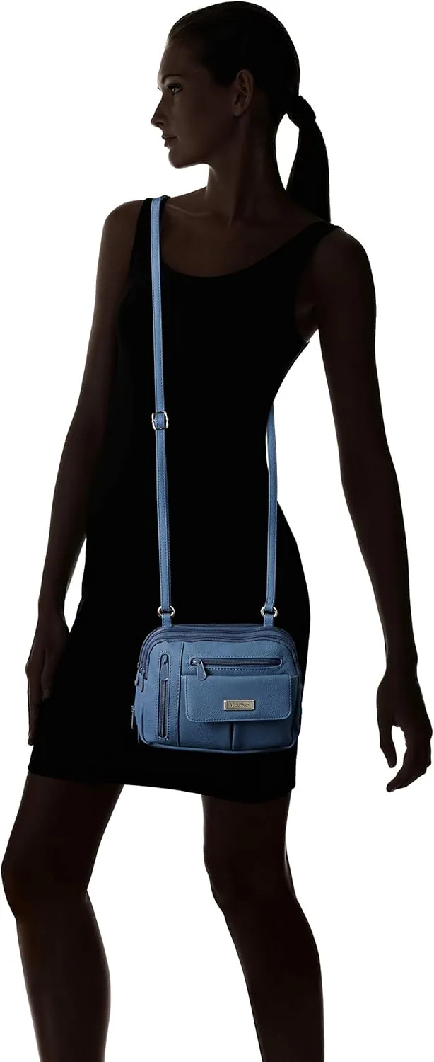 MultiSac Zippy Triple Compartment Crossbody Bag