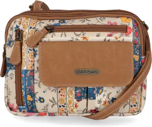 MultiSac Zippy Triple Compartment Crossbody Bag