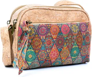 Natural Cork Women's Crossbody Bag (G-2295-C)