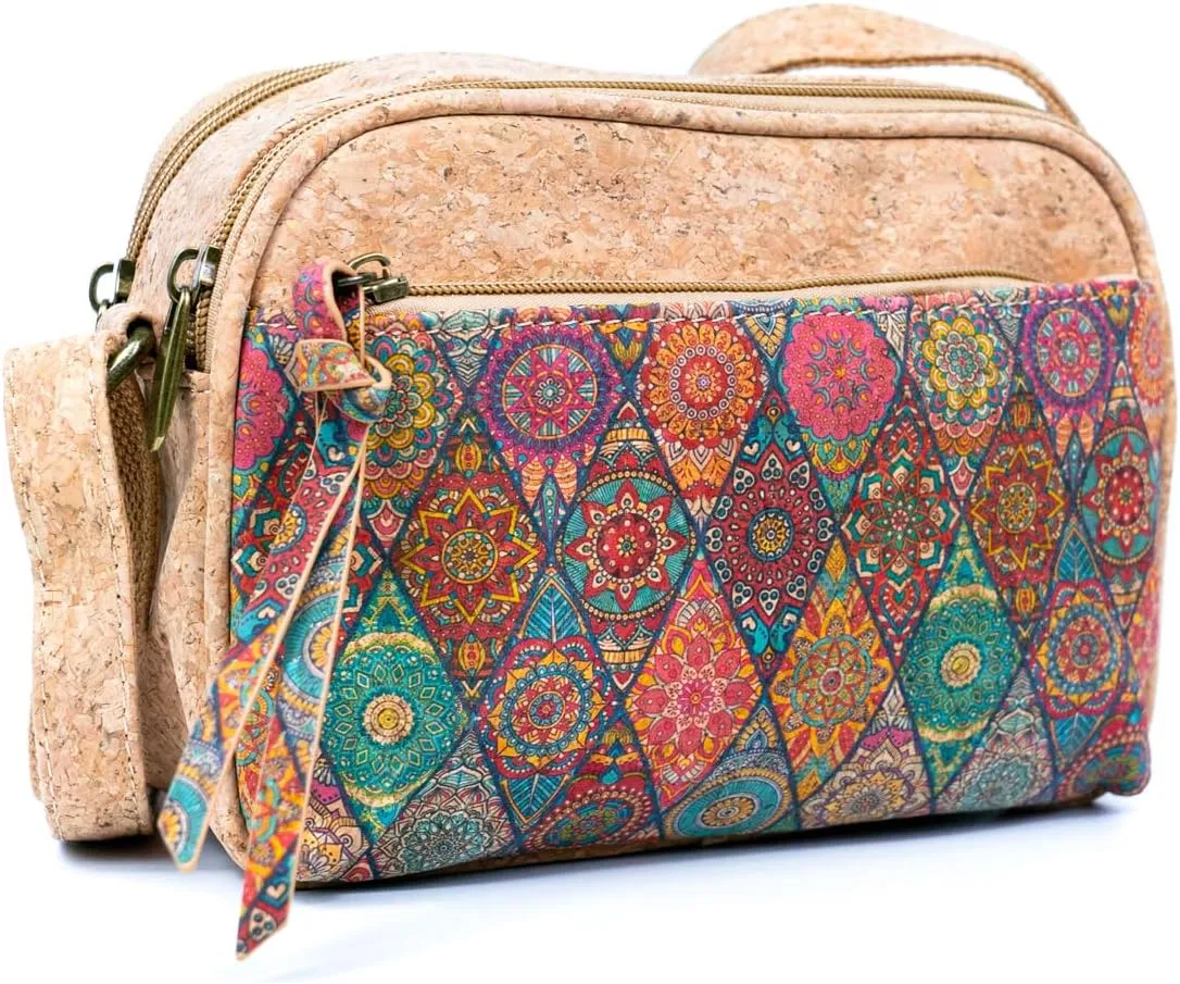 Natural Cork Women's Crossbody Bag (G-2295-C)