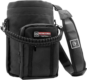 NATURE PIONEOR Insulated Water Bottle Holder with Shoulder Strap for Half/One Gallon 64oz/128OZ Sports Water Jugs Bottles, Carrier/Pouch Sleeve for Outdoor Camping, Hiking,Gym