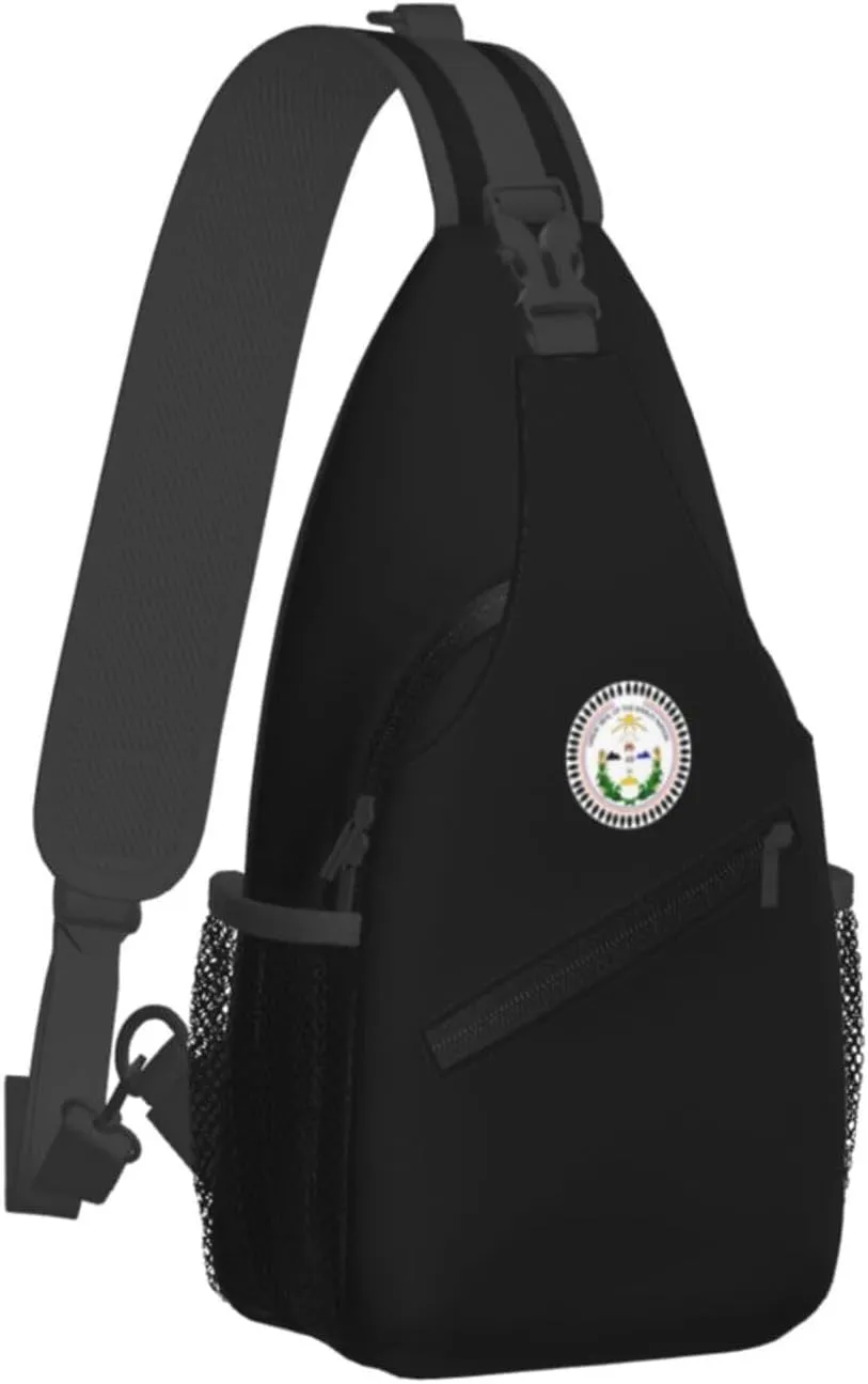 Navajo Nation Council Sling Bag Crossbody Backpack Shoulder Casual Daypack Bag for Men Women