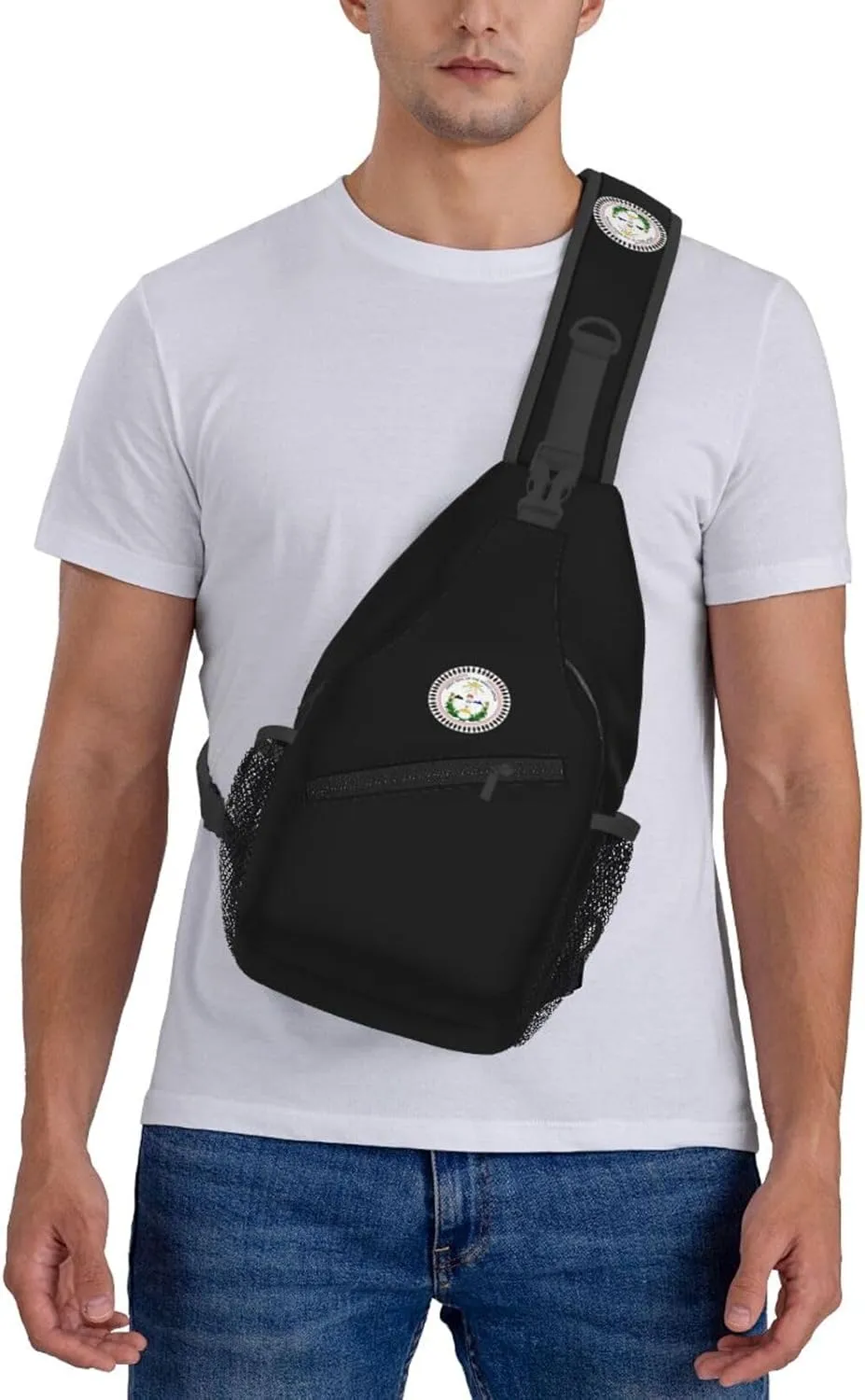 Navajo Nation Council Sling Bag Crossbody Backpack Shoulder Casual Daypack Bag for Men Women
