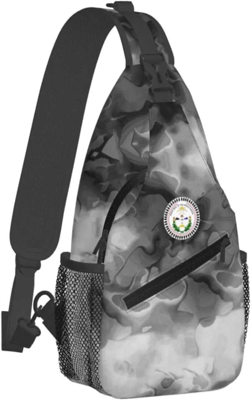 Navajo Nation Council Sling Bag Crossbody Backpack Shoulder Casual Daypack Bag for Men Women