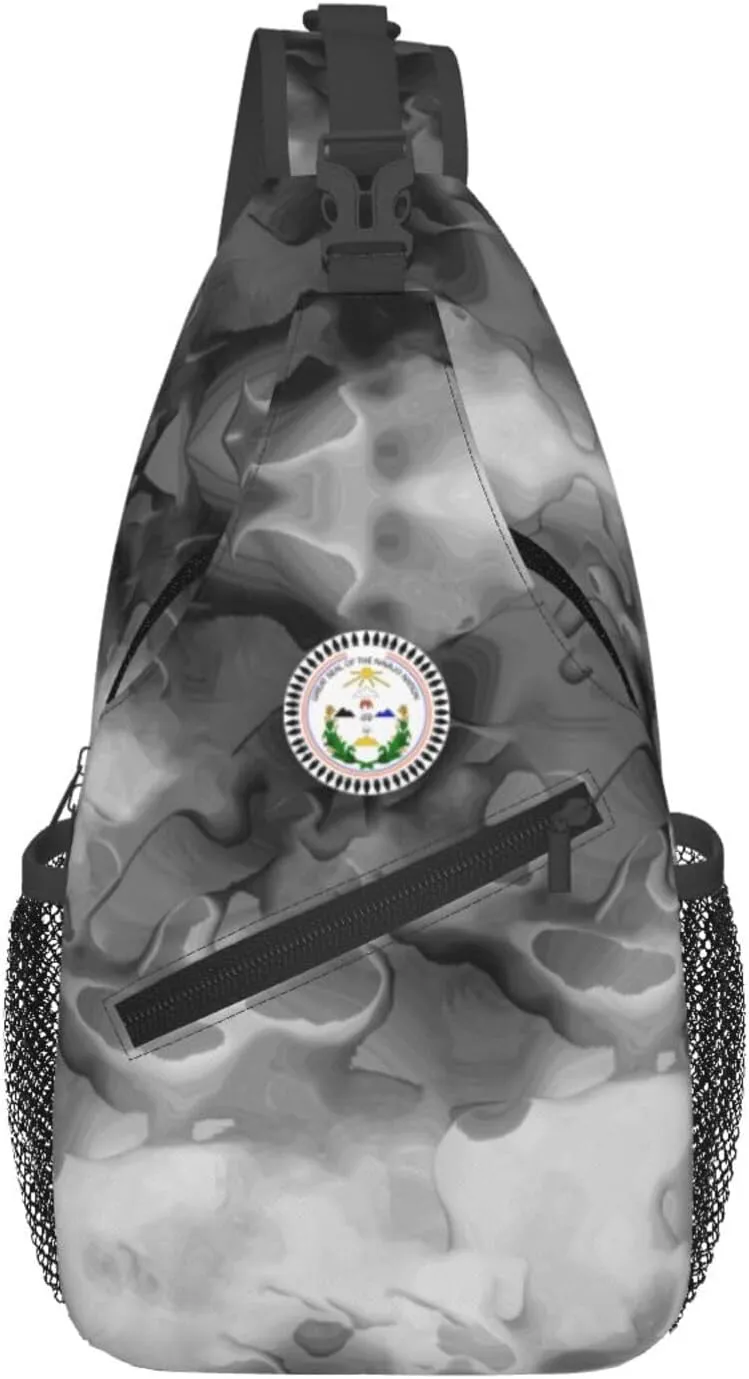 Navajo Nation Council Sling Bag Crossbody Backpack Shoulder Casual Daypack Bag for Men Women