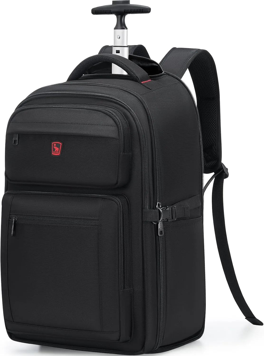 OIWAS Rolling Backpack, Travel Backpack with Wheels, 17 Inch Laptop Roller Backpacks, Business Wheeled Backpacks for Women Men