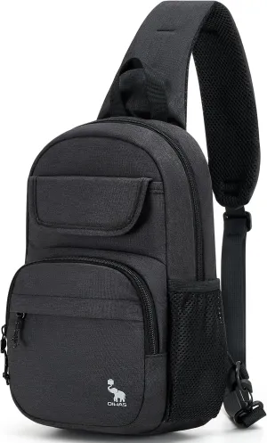 OIWAS Sling Bag Crossbody Backpack for Men, One Strap Backpack Hiking Daypack Chest Bag for Women