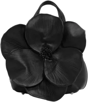 Orchid Flower Purse for Women Floral Evening Clutch Mini Tote Wedding Purse with Chain Vacation