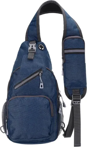 Oxford Small Sling Bag - Crossbody Backpack Casual Packs with Headphone Jack
