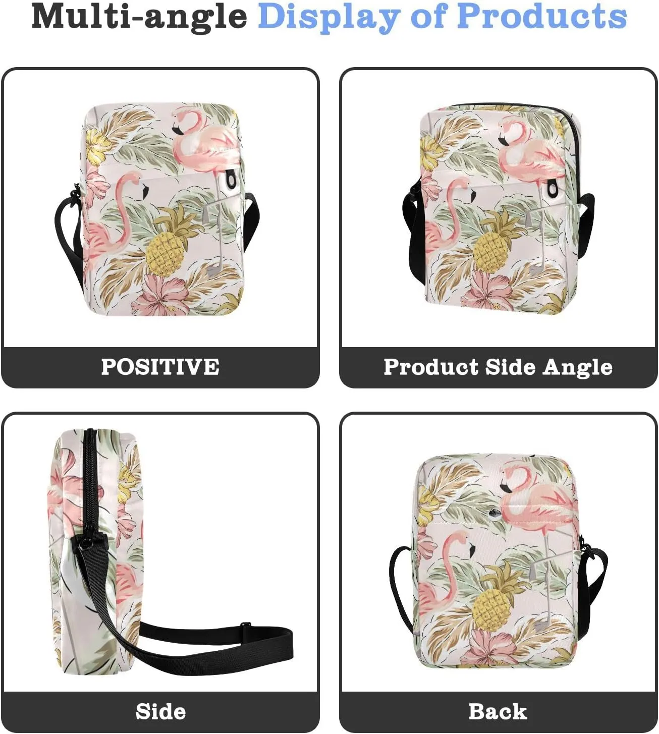 Oyihfvs Messenger Bag, Men's Crossbody Bag, Women's Crossbody Bag with Adjustable Strap