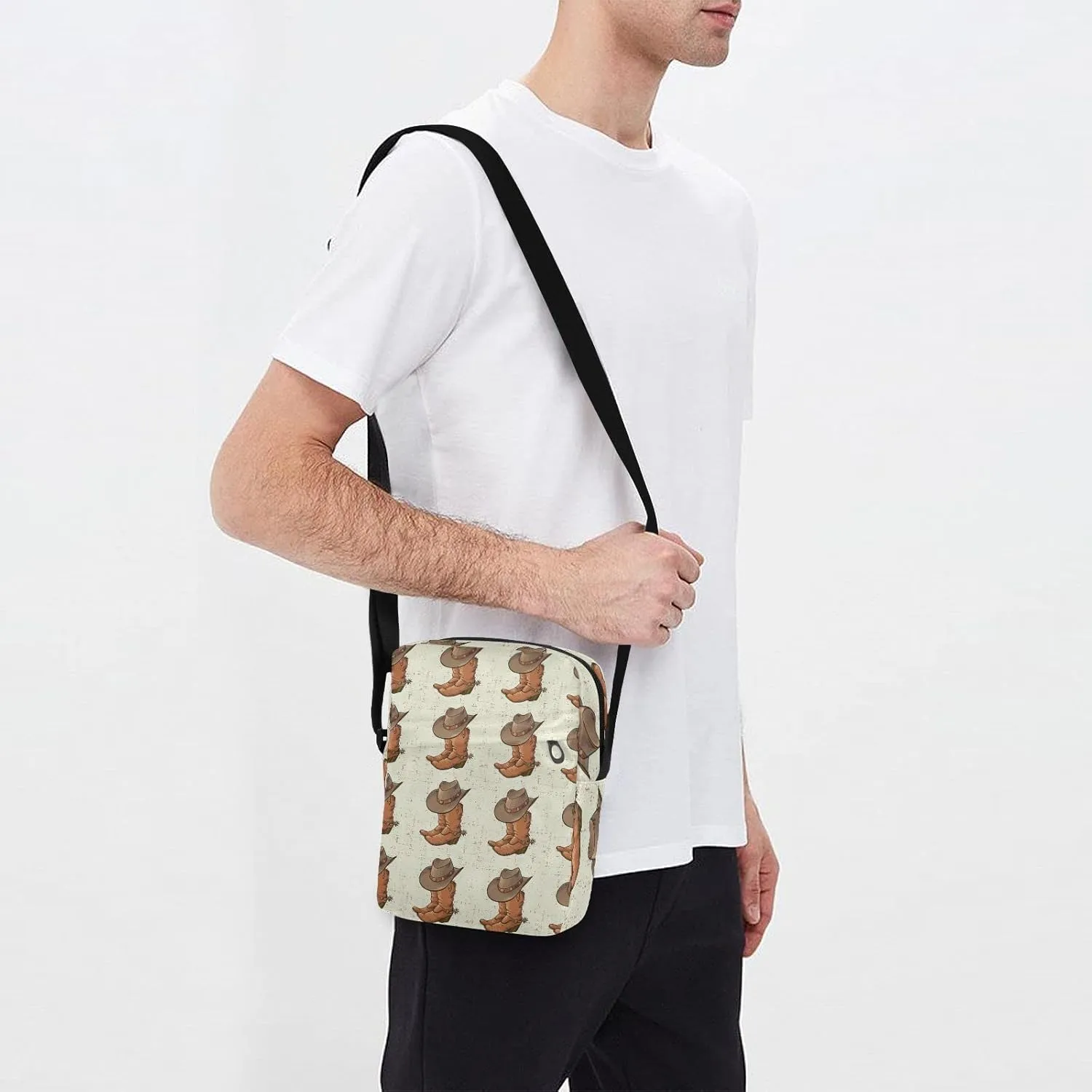 Oyihfvs Messenger Bag, Men's Crossbody Bag, Women's Crossbody Bag with Adjustable Strap
