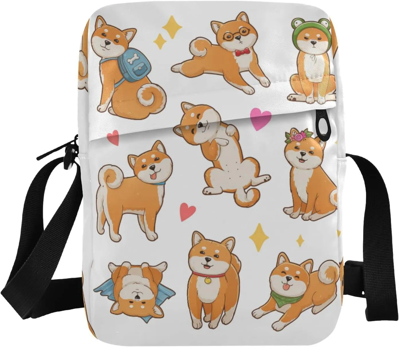 Oyihfvs Messenger Bag, Men's Crossbody Bag, Women's Crossbody Bag with Adjustable Strap