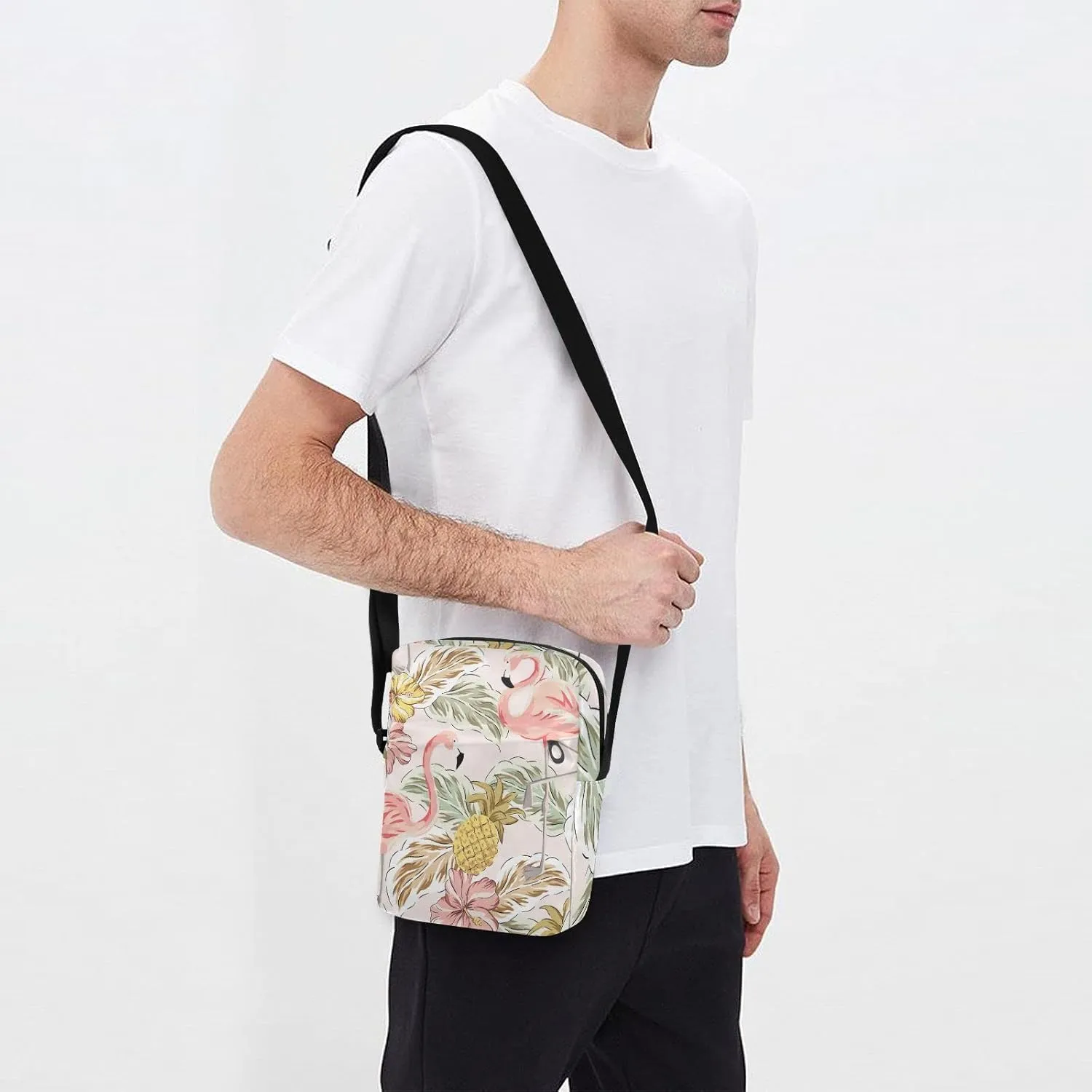 Oyihfvs Messenger Bag, Men's Crossbody Bag, Women's Crossbody Bag with Adjustable Strap