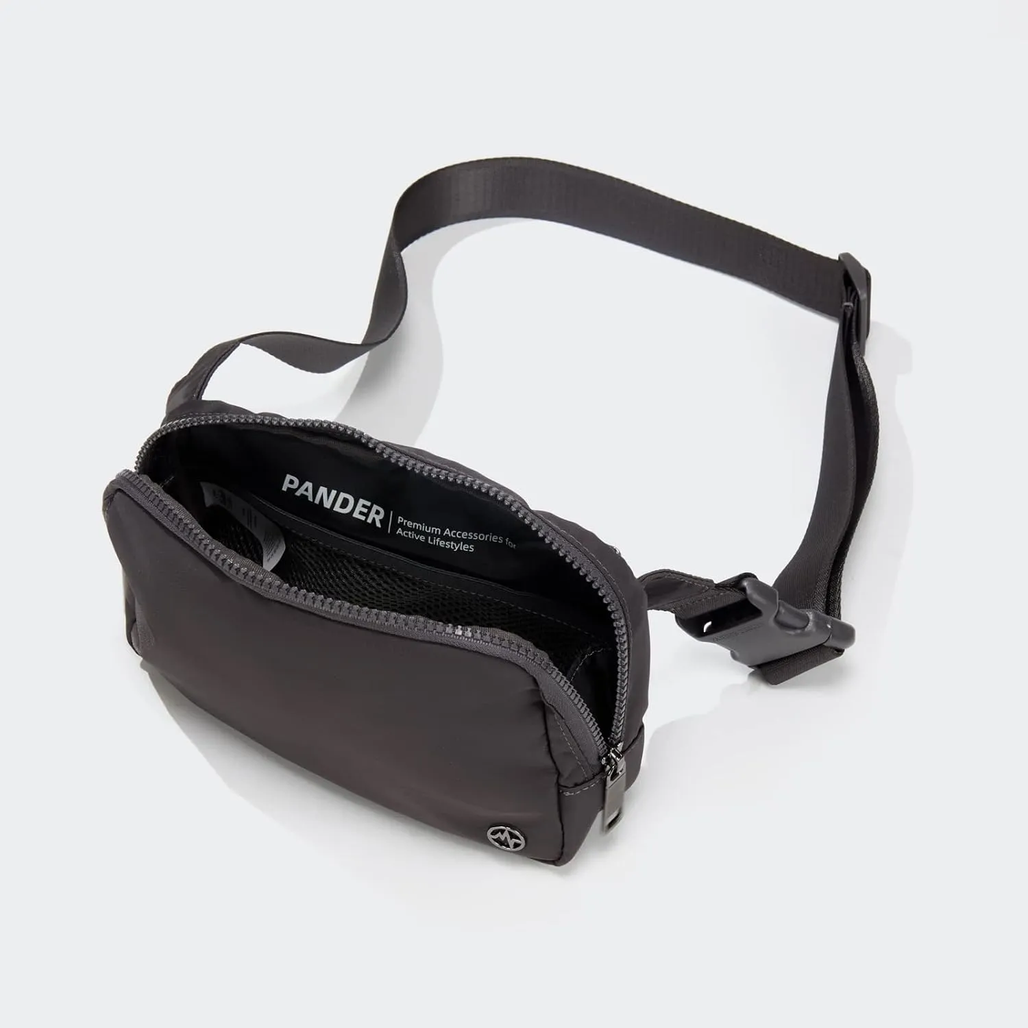 Pander Belt Bag Large 2L, Waterproof Everywhere Fanny Pack Purse for Women and Men with Adjustable Strap.