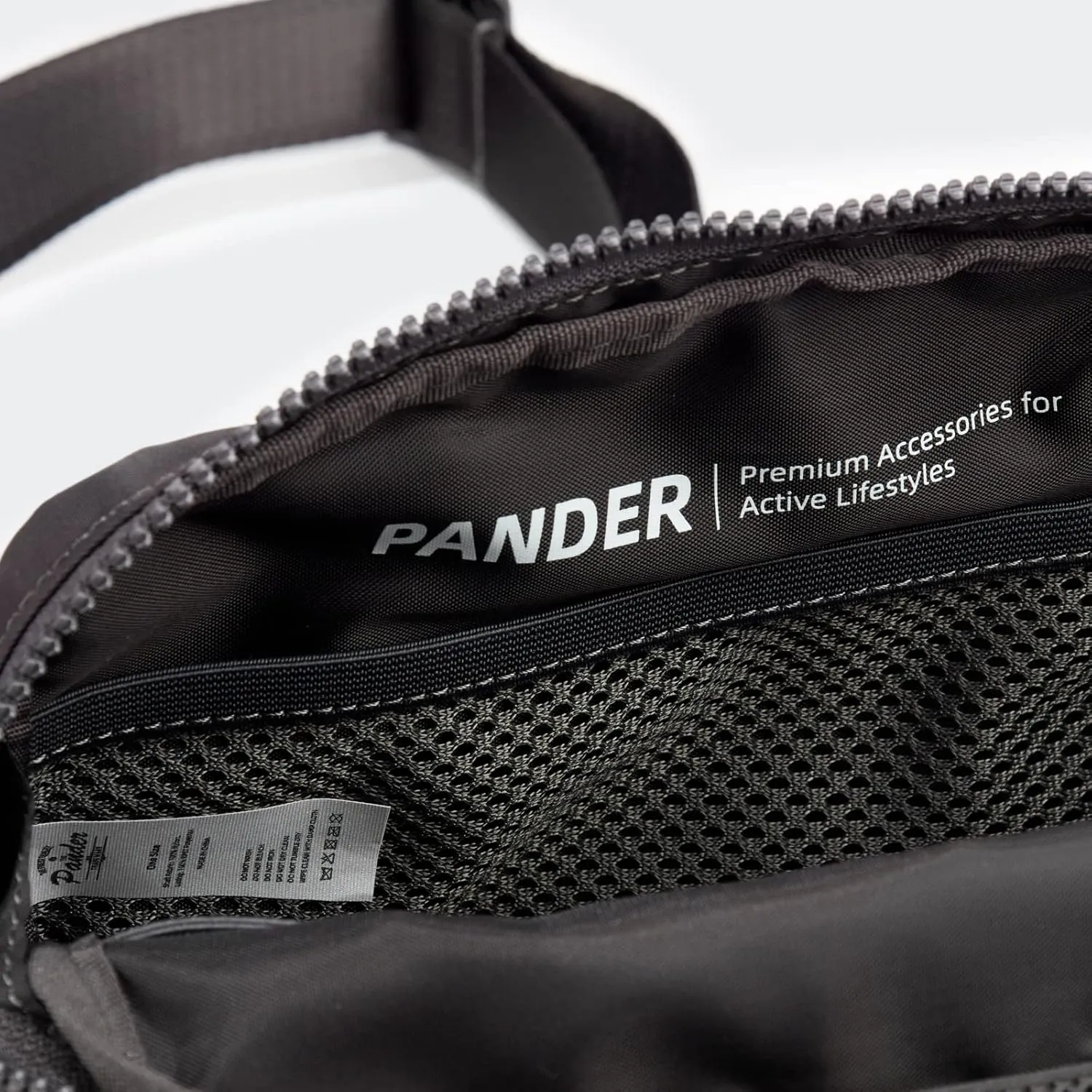 Pander Belt Bag Large 2L, Waterproof Everywhere Fanny Pack Purse for Women and Men with Adjustable Strap.