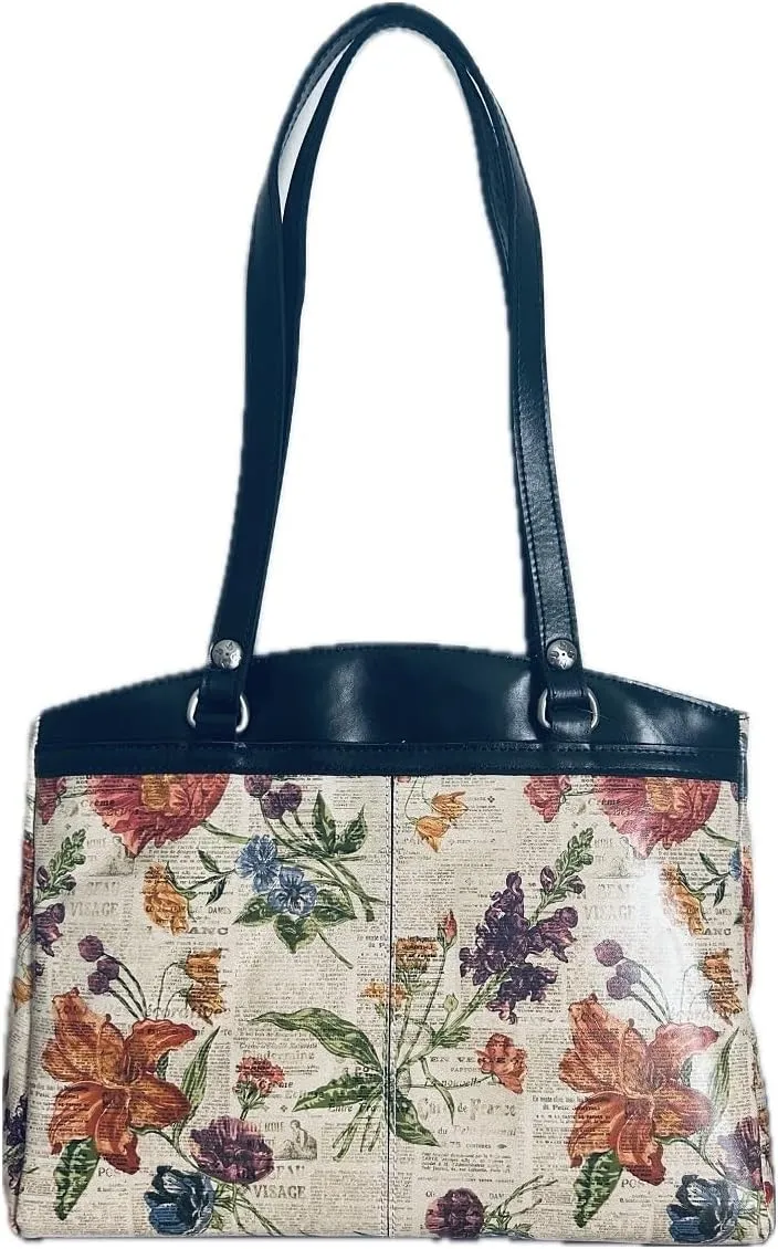 Patricia Nash Poppy Top Zip Tote