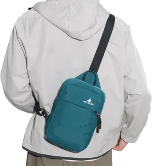 Peicees Small Sling Bag for Women Men Trendy Casual Phone Chest Bag Waterproof Crossbody Daypack