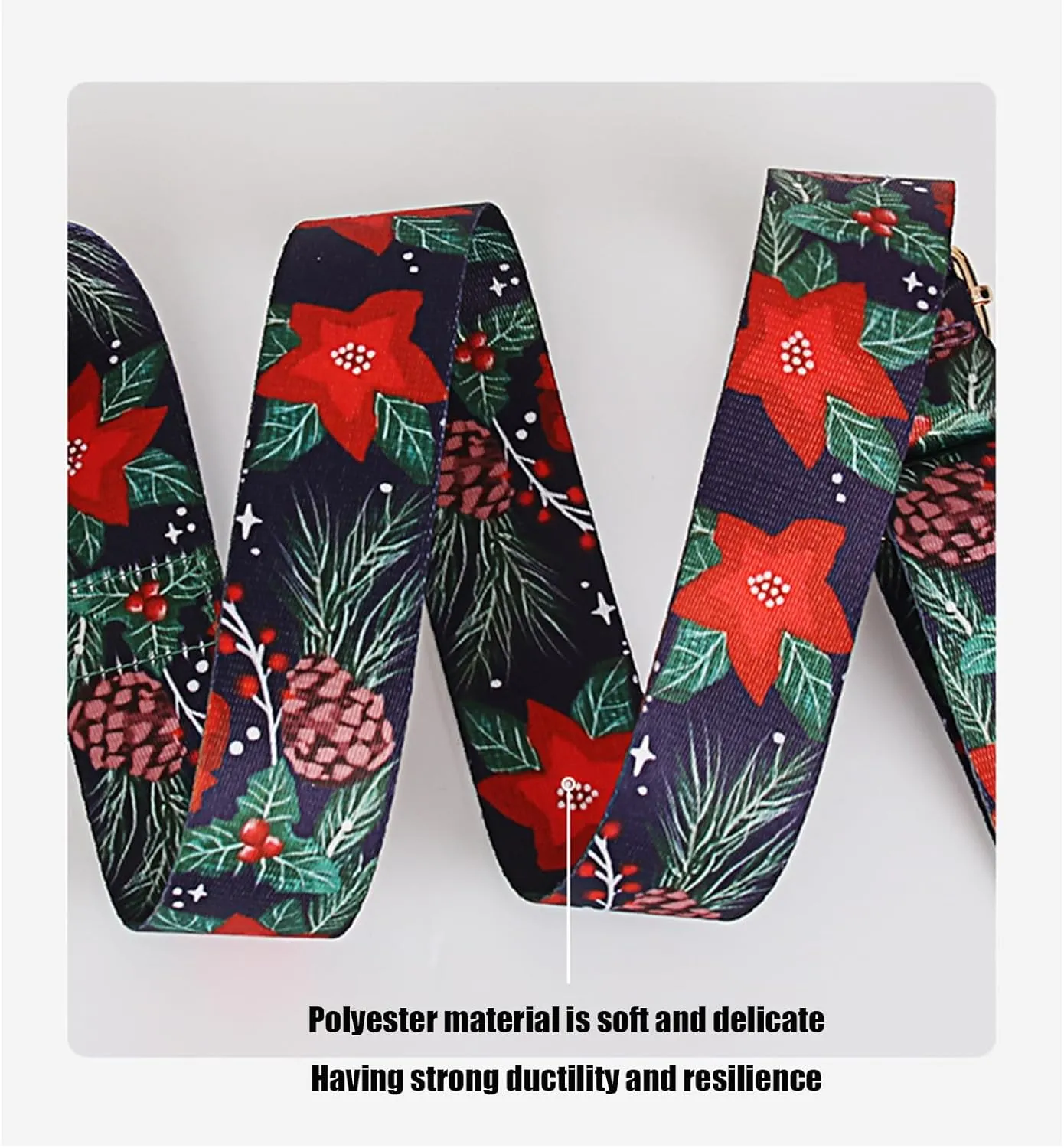 Phone Strap with Zippered Pouch, Clip and Go Strap for Phone with Wallet Crossbody, Adjustable Crossbody Phone Strap