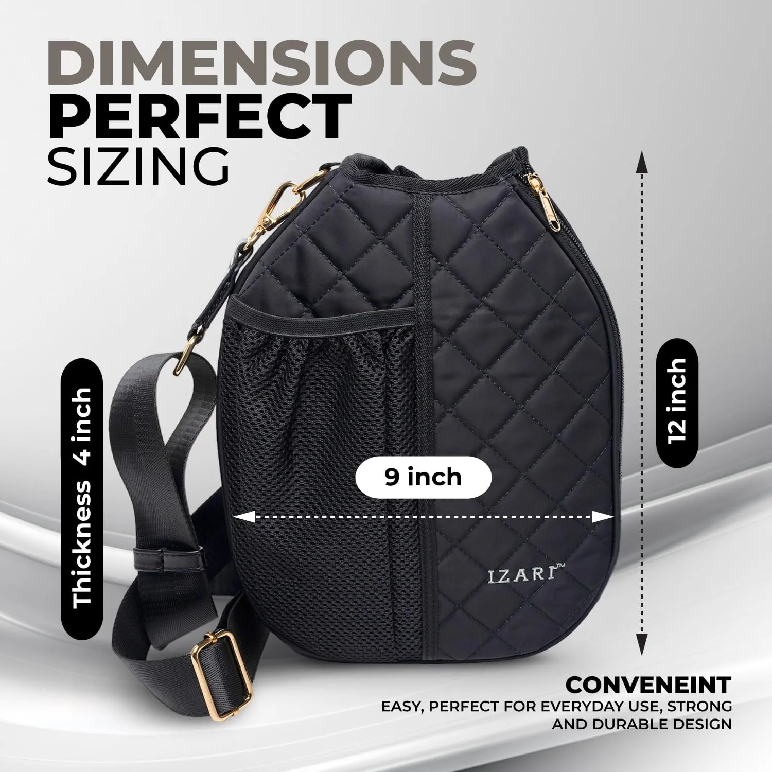 Pickleball Bags for Women with Fence Hook | Durable Womens Pickleball Bag Tote | Versatile Pickleball Bag for Men and Women