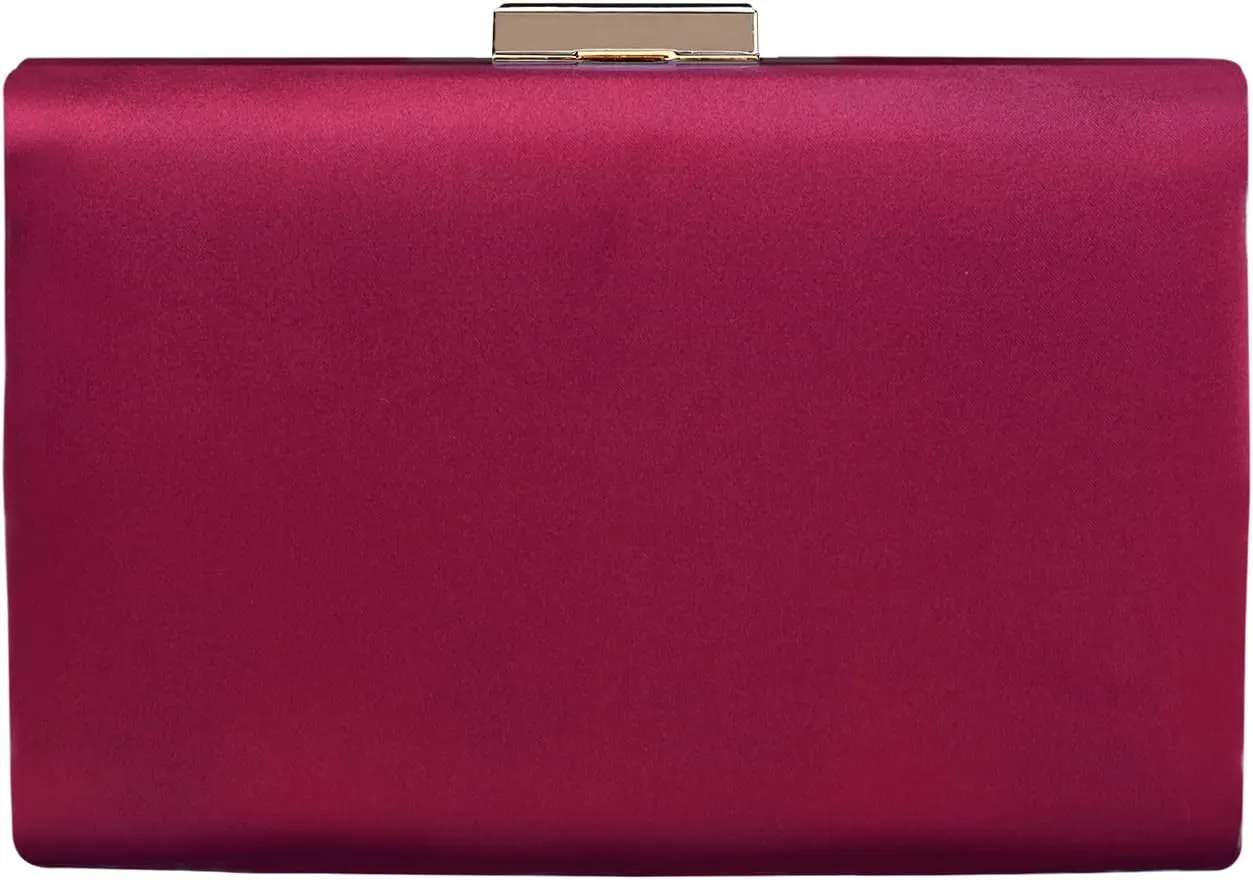 Pleated Satin Clutch Purse For Women Wedding Bridal Clutch Bag Prom Party Clutch