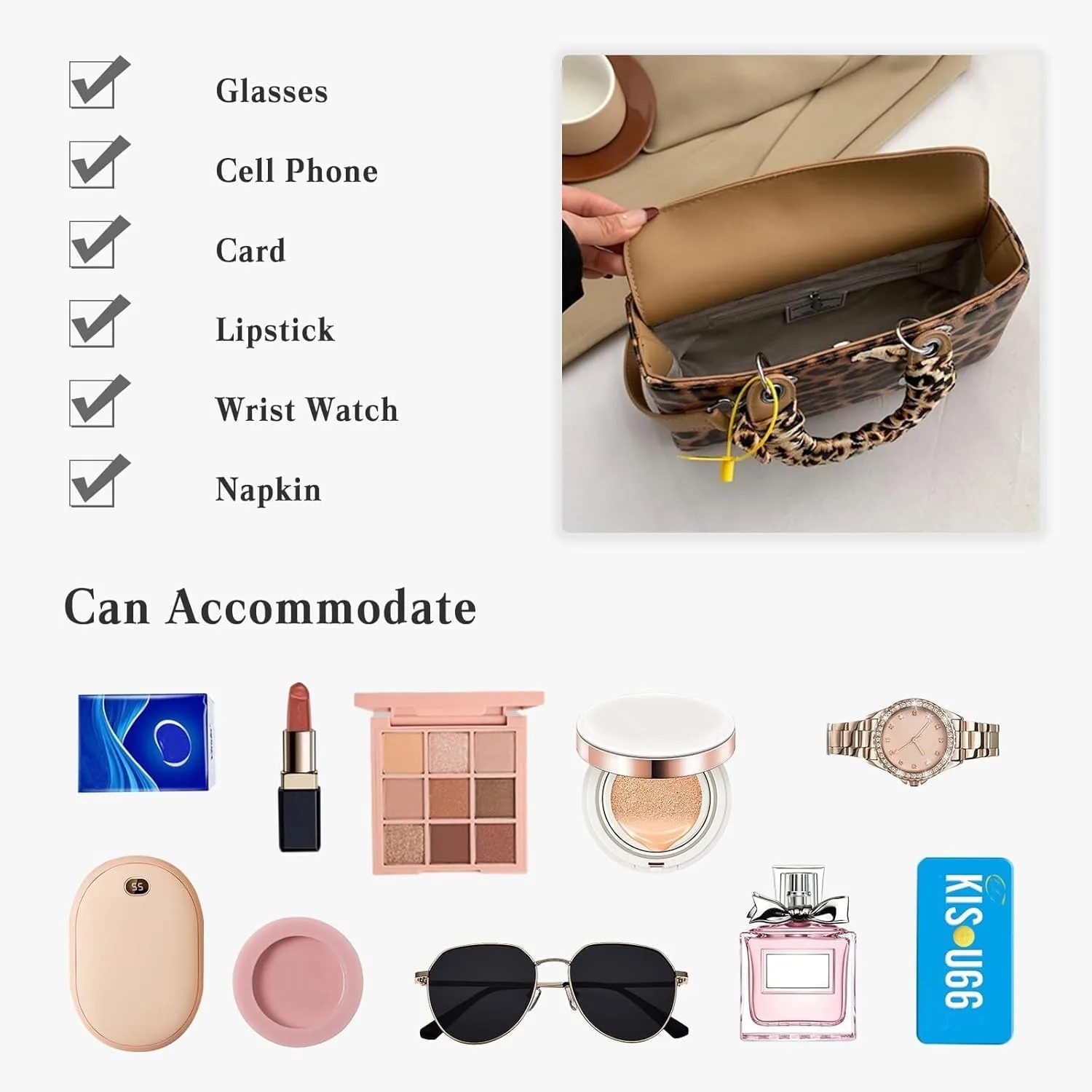 PU Leather Shoulder Handbag for Women Fashion Messenger Satchel Elegant Hobo Top Leopard Print Crossbody Bag