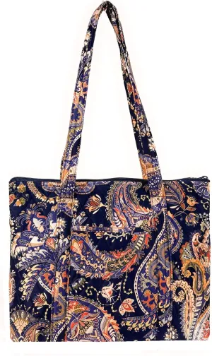 Quilted Shoulder Tote Bag Handbag