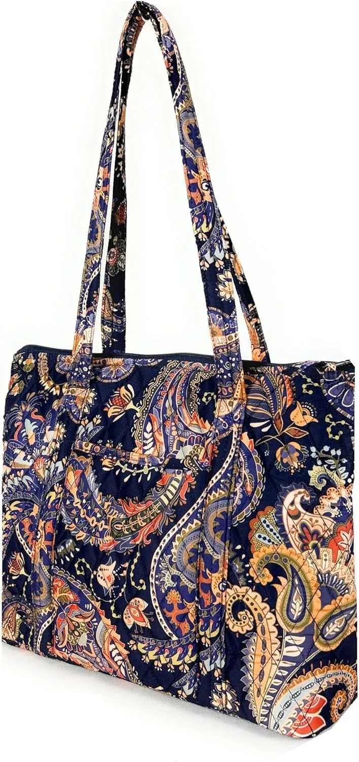 Quilted Shoulder Tote Bag Handbag