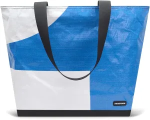 Rareform Zippered Tote| Durable, Lightweight Crossbody Sling Bag | Handcrafted from Repurposed Billboard Vinyl