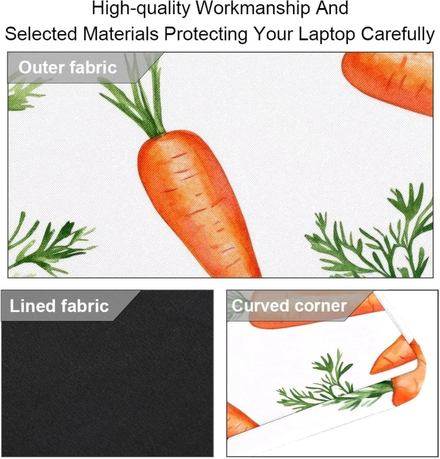 Red Roses Herbs and Leaves Laptop Bag Case Computer Sleeve Shoulder Messenger Bag for Work School