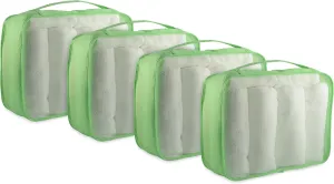 Rolling Nomad Multi-Purpose Packing Cubes, Travel Accesories, Essentials, Organizers, Lightweight, Breathable, Expandable Mesh, Sheet Compression Bags