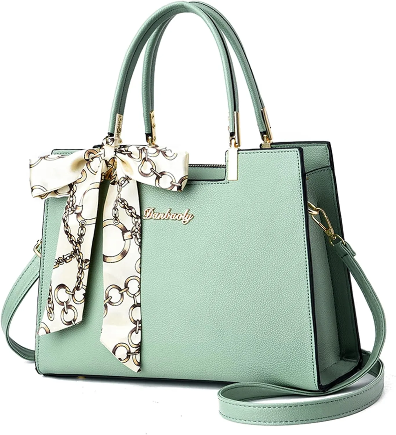 Roomy Fashion Womens Totes Handbag Satchel Shoulder Bag Lightweight Top Handle Bag PU Leather Crossbody Bag