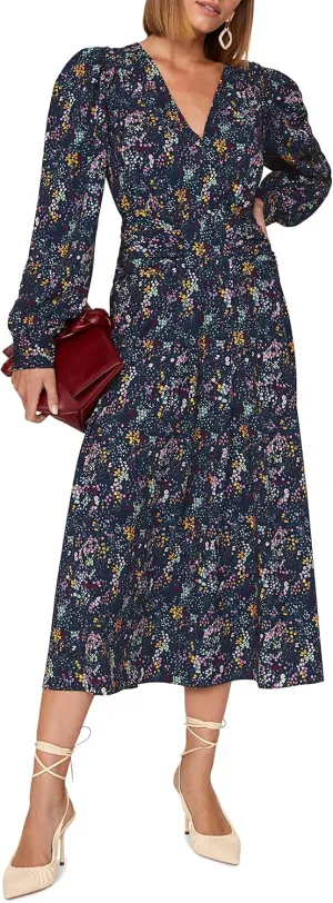 RTR Design Collective Blue Floral Dress