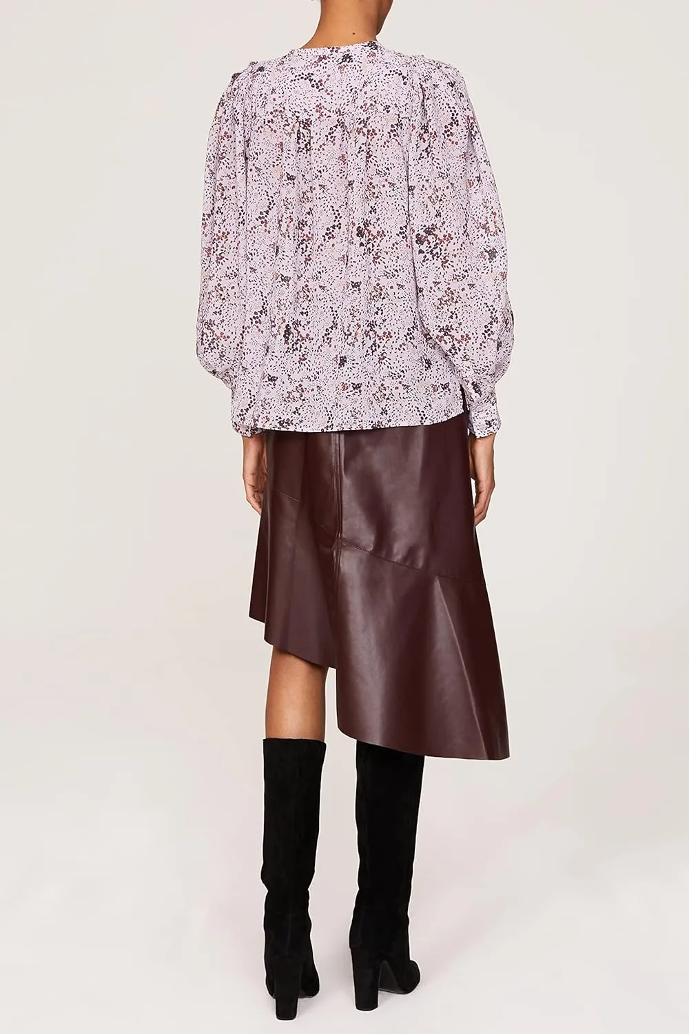 RTR Design Collective Floral Tie Neck Top