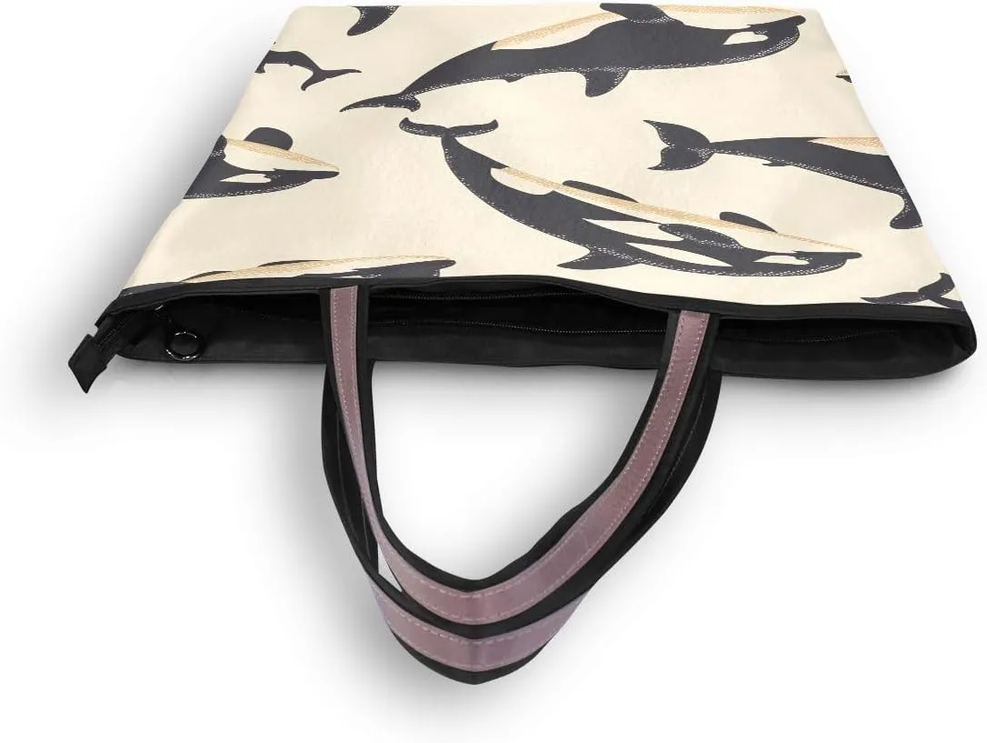 senya Fierce Whale Shoulder Bags Large Handle Ladies Handbag