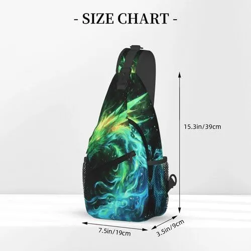 Sling Backpack Crossbody Shoulder Bag For Women Men Sling Bag Purse Travel Hiking Chest Bag Daypack Unisex