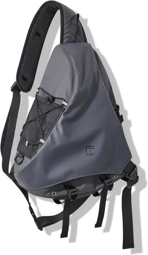 Sling Bag for Men,One Strap Crossbody Chest Backpack Bag for 13inch Ipad Pro M4,Light weight Hiking Outdoor Daypack for Travel Gym Sports Bag