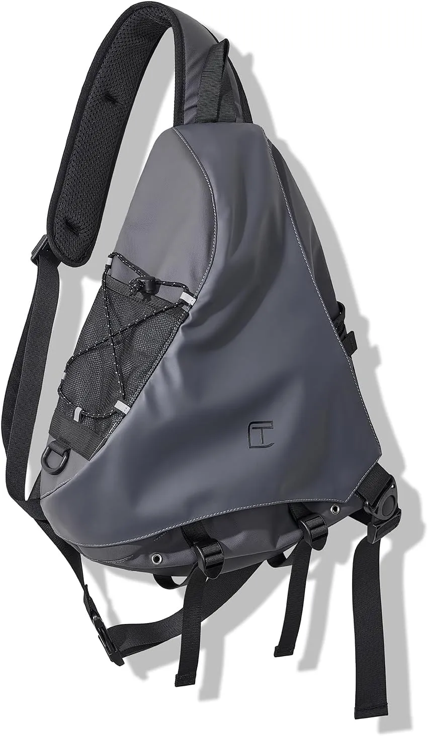 Sling Bag for Men,One Strap Crossbody Chest Backpack Bag for 13inch Ipad Pro M4,Light weight Hiking Outdoor Daypack for Travel Gym Sports Bag