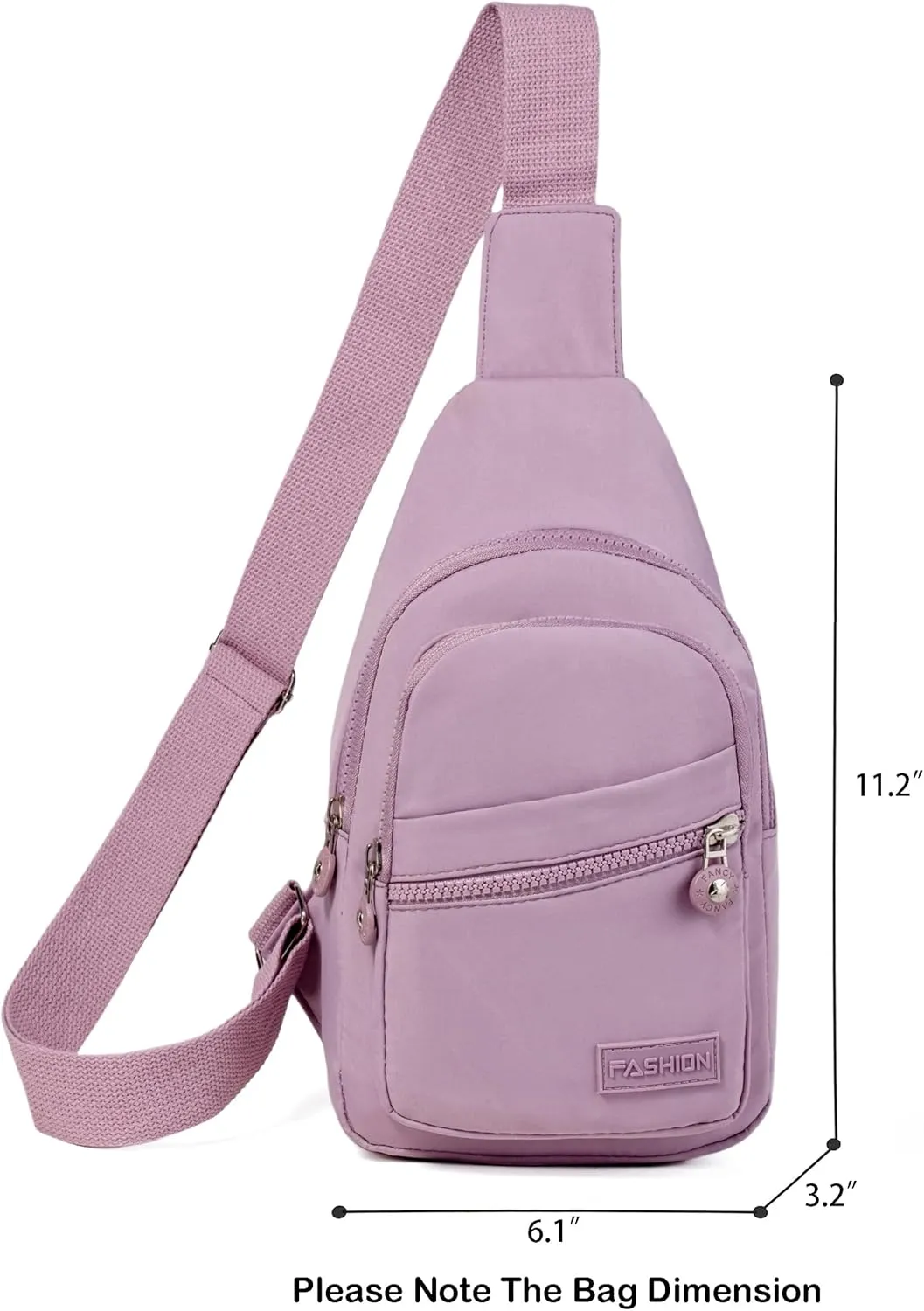 Small Sling Backpack Crossbody Sling Bag, Chest Bag Daypack Fanny Pack Cross Body Bag for Outdoors Hiking Traveling