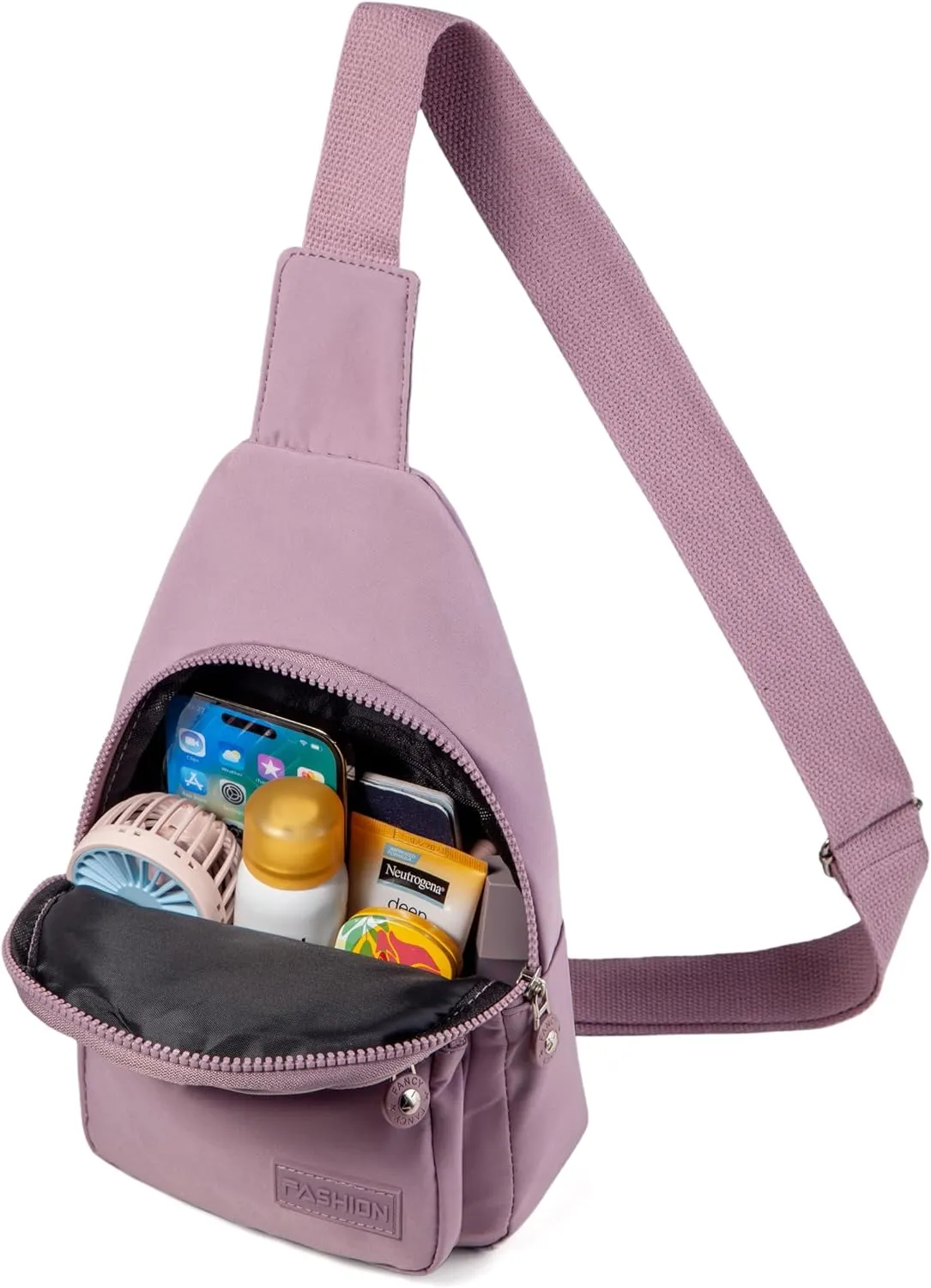 Small Sling Backpack Crossbody Sling Bag, Chest Bag Daypack Fanny Pack Cross Body Bag for Outdoors Hiking Traveling