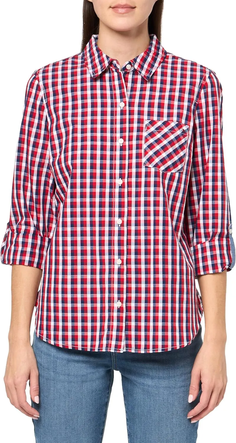 Tommy Hilfiger Women's Floral Pin Tuck Blouse
