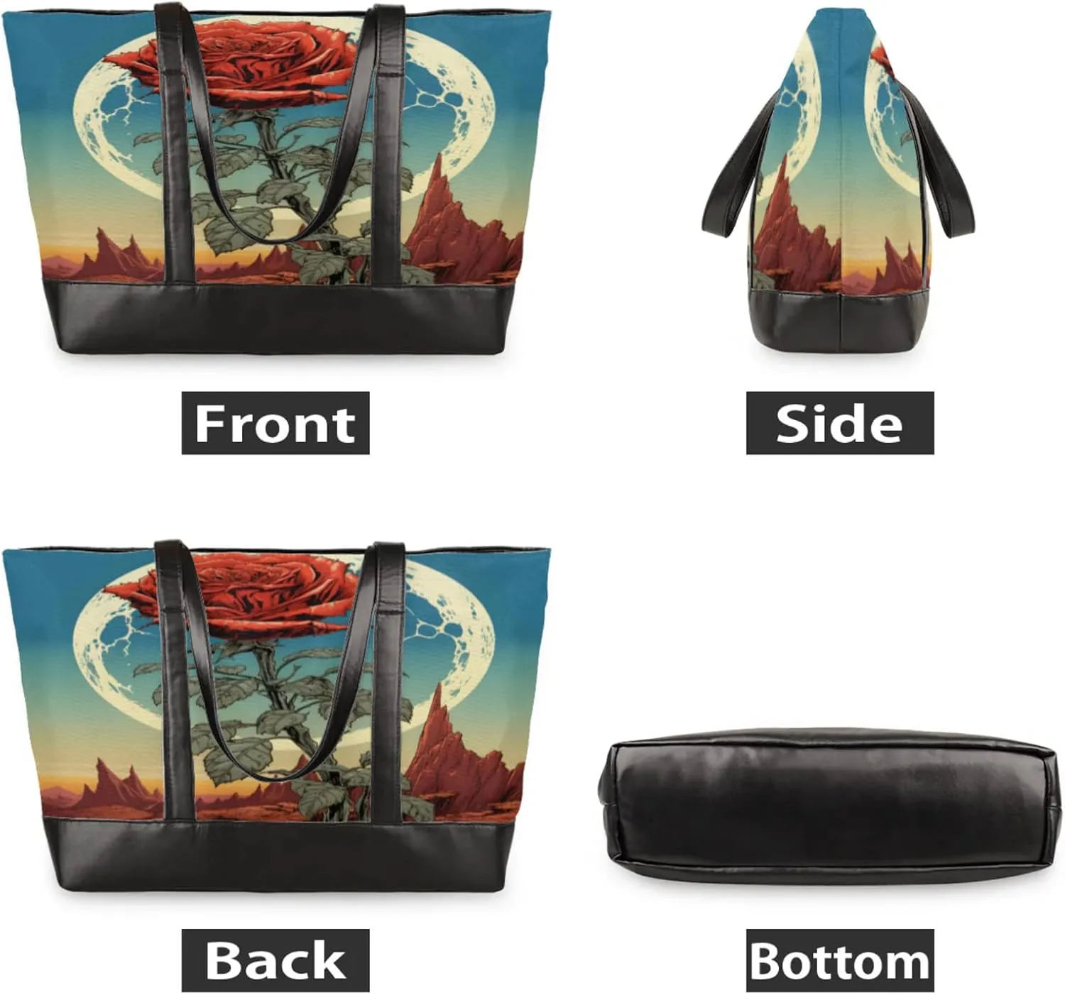 Tote Bag for Women with Zipper, Laptop Tote Bags Laptop Sleeve Case Shoulder Bag Messenger Bags